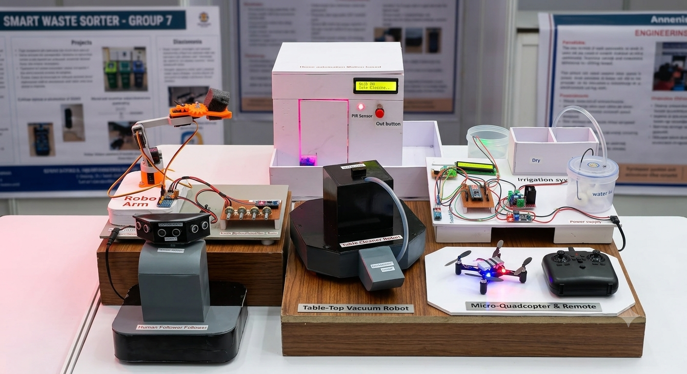 Electronics circuit board — robotics projects at Robozz Lab Indore